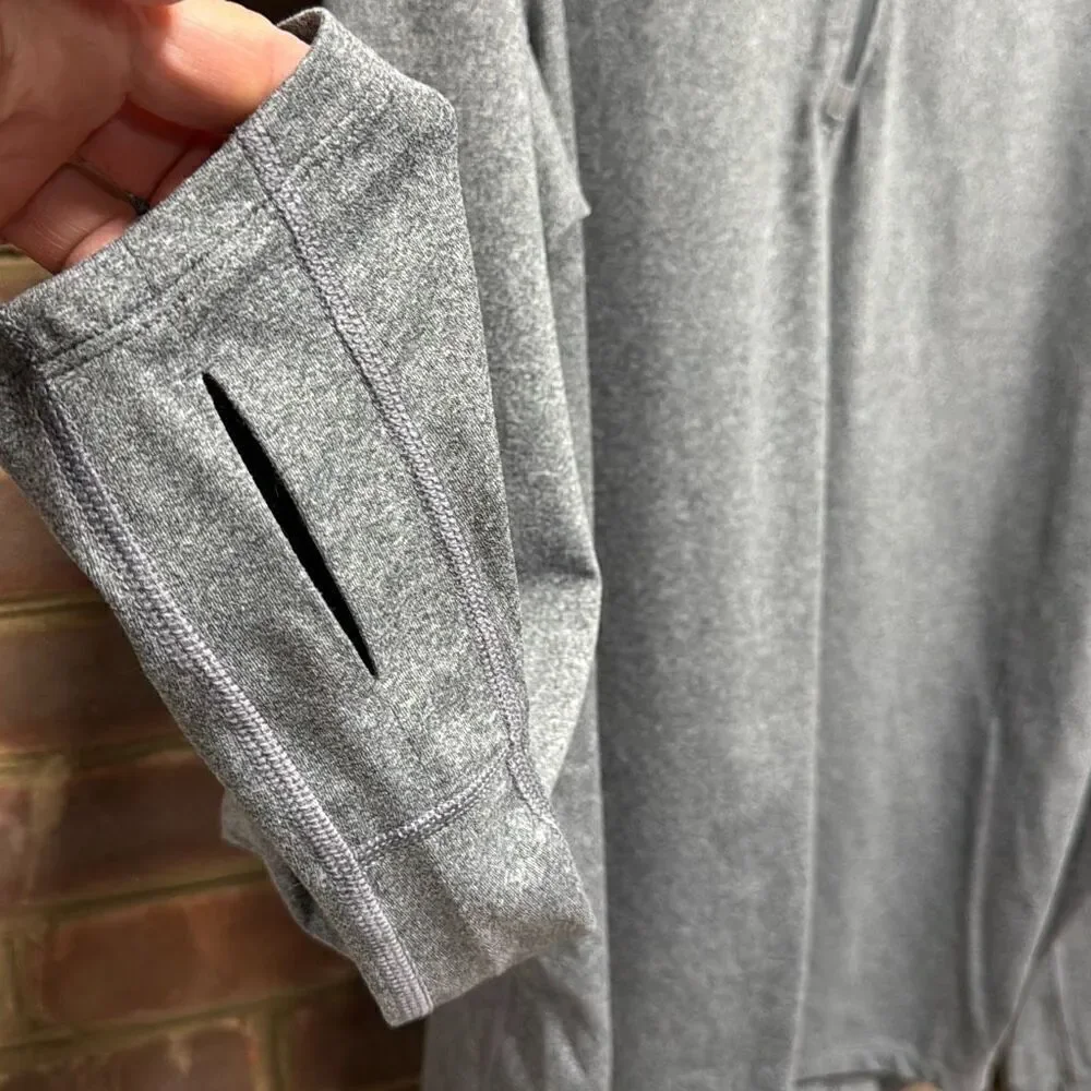 Nike Element Men's Gray Dri-FIT 1/2-Zip Running Top Size Medium